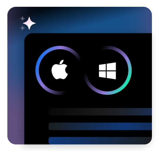適用於 Windows 和 Mac