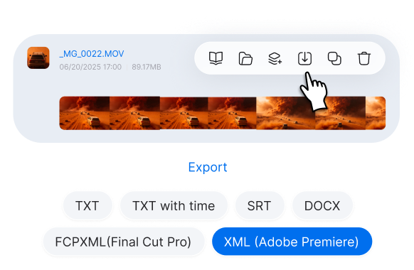 Export to Workflow